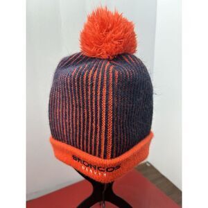 Denver Broncos Beanie Hat NFL Football Team‎ Apparel Youth Orange Blue Stocking